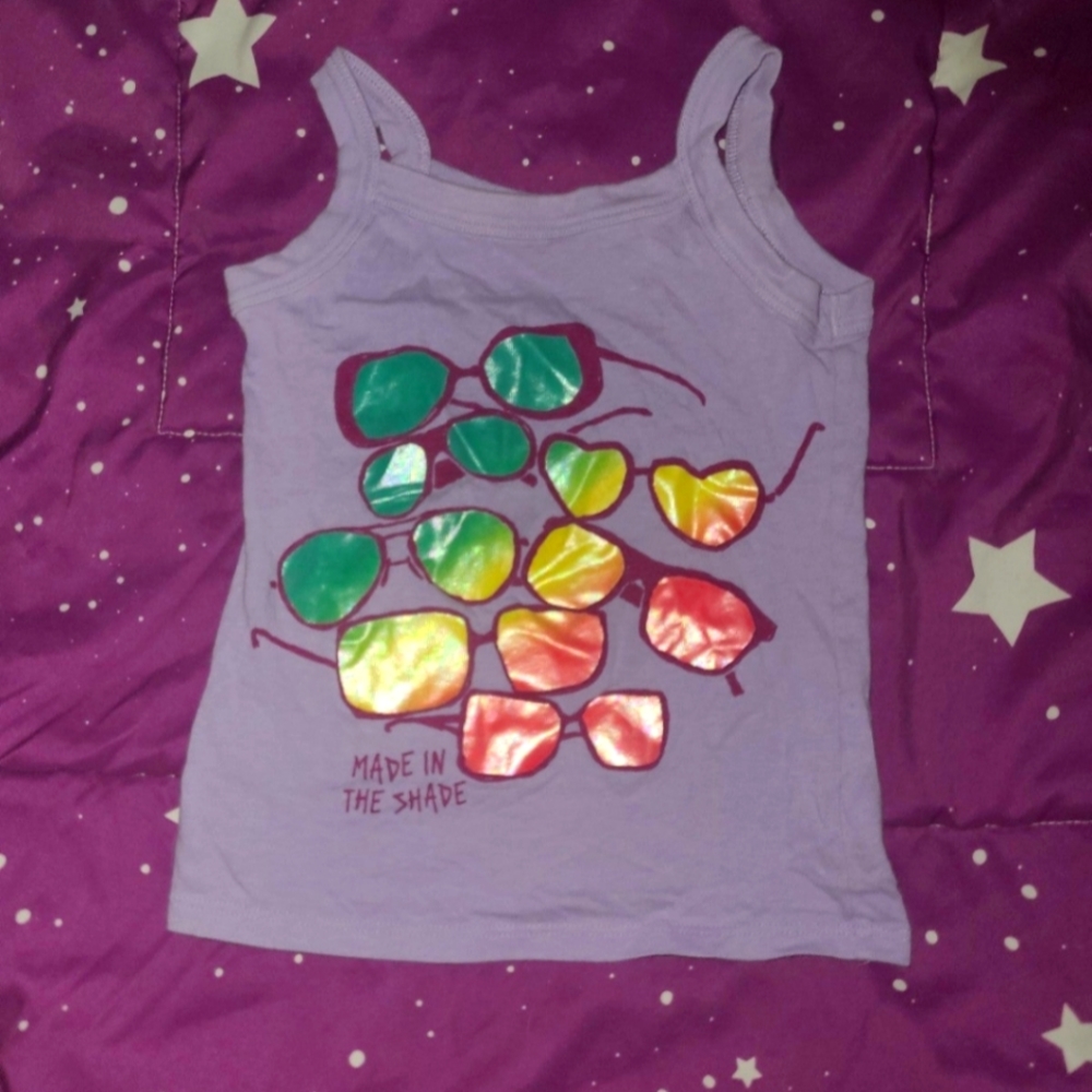Girls purple tank top